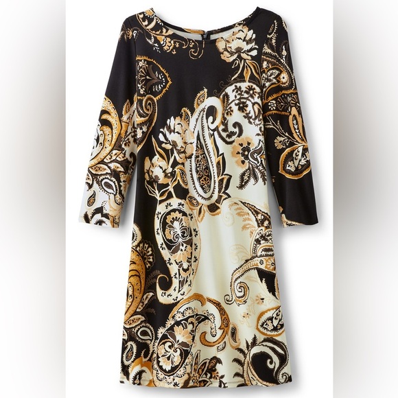 Soft Surroundings Clotilde Ponte Knit Dress Size Small Women’s EUC - Picture 4 of 11